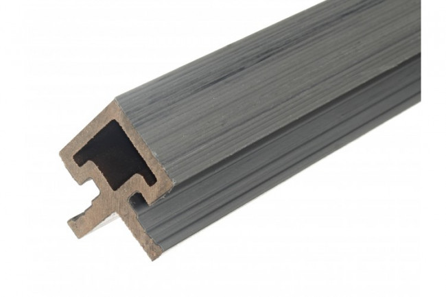 Реечная панель Тимбертекс коэкструзия  Cерый микс